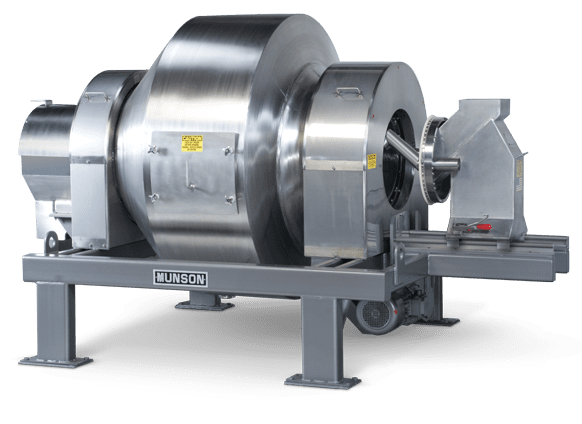 Munson stainless steel rotary drum tumbler